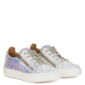 Giuseppe Zanotti GAIL Low Top Sneakers Silver (72476)
