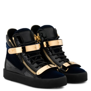 Giuseppe Zanotti COBY High Top Sneakers Blue (56225)