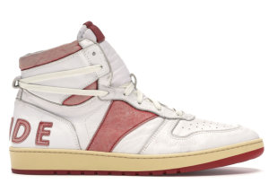 Rhude  Rhecess Hi White Red White/Red/Natural (05AFO14501)