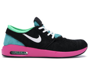 Nike  SB Air Max Janoski 2 Black Cabana Black Cabana Electro Green White (AQ7477-006)