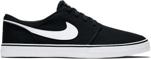 Nike  SB Solarsoft Portmore 2 Black Black White White (880268-010)