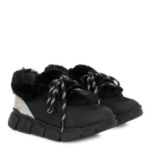 Giuseppe Zanotti MARSHMALLOW WINTER Low Top Sneakers Black (72545)