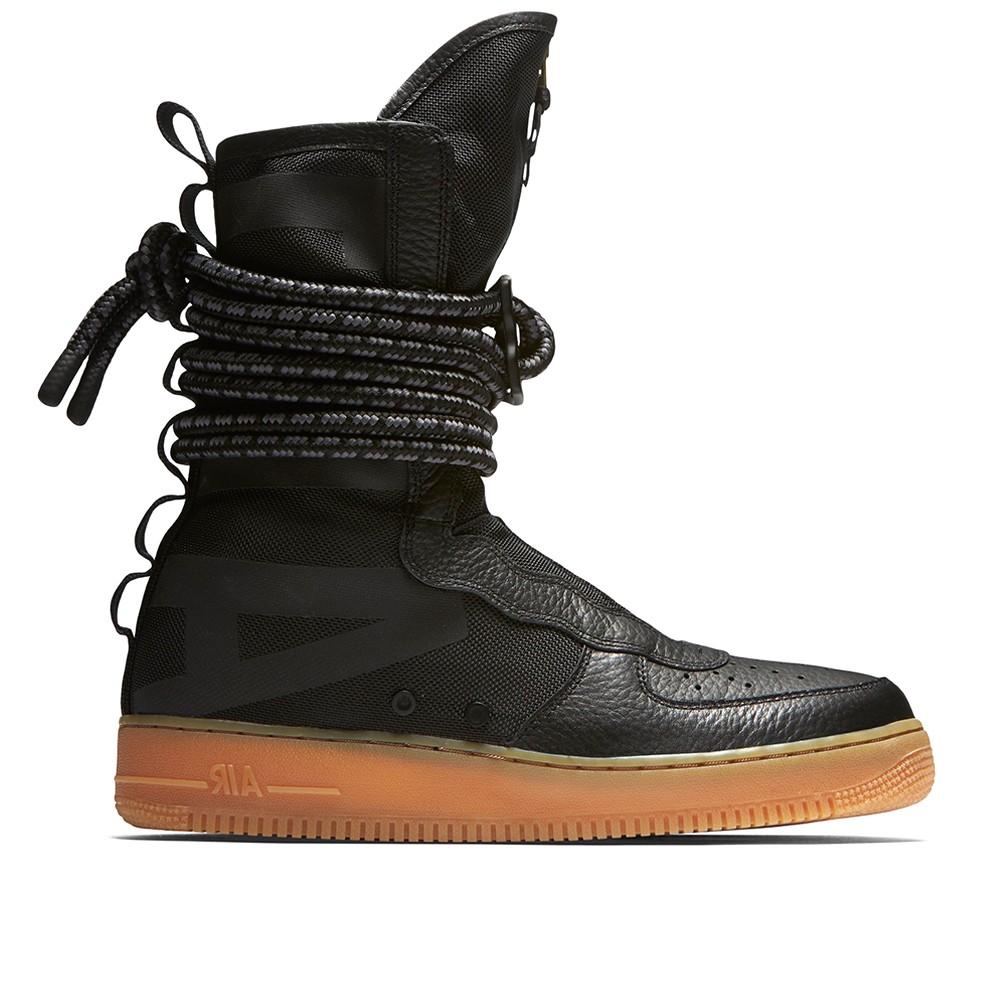 Nike SF Air Force 1 High Black Gum Black/Black-Gum Medium Brown (AA1128-001)