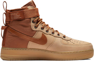 Nike  SF Air Force 1 Mid Premium Praline Praline/Gum Light Brown/Dark Russet (AA1129-200)