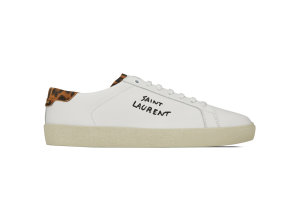 Saint Laurent Court Classic SL/06 Optic White Leopard (W) White (6106491VE409661)