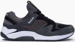 Saucony  Grid 9000 White Mountaineering Grey Black/Grey (S70165-2)