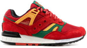 Saucony  Grid SD Packer Shoes Just Blaze “Casino” Red/Green-Gold (S70266-1)