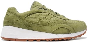 Saucony  Shadow 6000 Olive Suede (Packer Shoes) Olive/White (S70222-8)