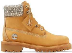 Timberland 6″ Jimmy Choo Premium Wheat Swarovski Crystal Wheat/Crystal (TB0A427G231)