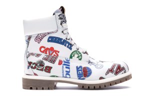 Timberland 6″ Mitchell & Ness x NBA White/White (TB 0A1UD6 100)