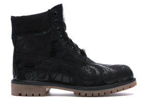 Timberland 6″ NBA Black Gum Black Nubuck (0A24BA001)