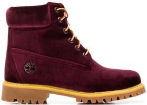 Timberland 6″ Off-White Velvet Wine (W) Bordeaux (TB0A1U82)