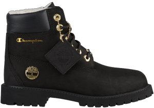 Timberland  6″ Shearling Champion Black (GS) Black (TB0A1UD4001)