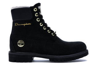 Timberland  6″ Shearling Champion Black Black (TB0A1UD3001)