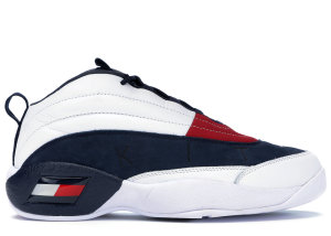 Tommy Hilfiger  Skew Lux Basketball Sneaker Kith White White/Navy-Red (KH9243-100)