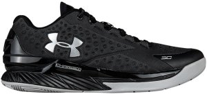 Under Armour  Curry 1 Low Two-A-Days Black/Stealth Grey-Metallic Silver (1269048-004)