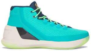 Under Armour UA Curry 3 Reign Water Neptune/Sable/Metallic Gold (1269279-370)