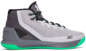 Under Armour Curry 3 Grey Matter Green Grey/Black-Green (1269279-289)