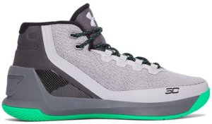 Under Armour  Curry 3 Grey Matter Green Grey/Black-Green (1269279-289)