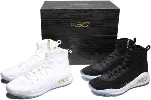 Under Armour Curry 4 Champ Pack Black/Black-Metallic Gold (3021675 001)