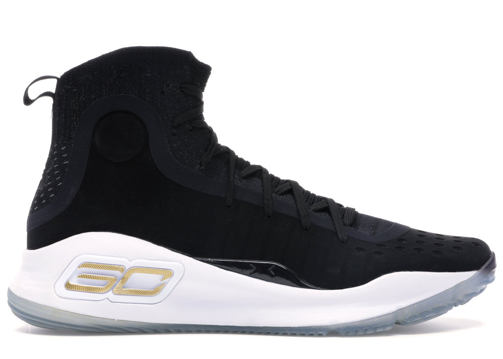 Under Armour Curry 4 More Dimes Black/White-Metallic Gold (1298306-001)