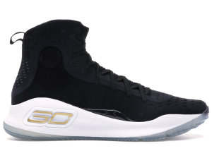 Under Armour Curry 4 More Dimes Black/White-Metallic Gold (1298306-001)