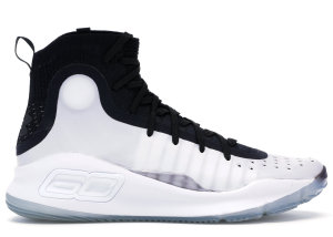 Under Armour Curry 4 White Black White/Black (1298306-007)