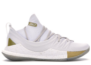 Under Armour  Curry 5 White Gold White/Gold (3020657-100)