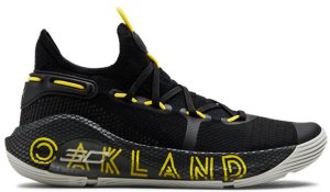 Under Armour Curry 6 Thank You Oakland (GS) Black/Elemental-Black (3020415-006)