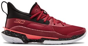 Under Armour Curry 7 Red Cordova (GS) Red Cordova/Black-Beta Red (3022113-605)