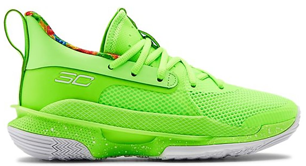 Under Armour Curry 7 Sour Patch Kids Lime (GS) Lime Light/Phosphor