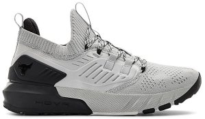 Under Armour Project Rock 3 Grey Black Halo Gray/Blackout Purple-Black (3023004-100)