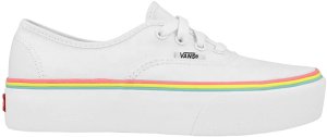 Vans  Authentic Platform 2.0 Rainbow Foxing White (W) White/Multi (VN0A3AV8S1T1)