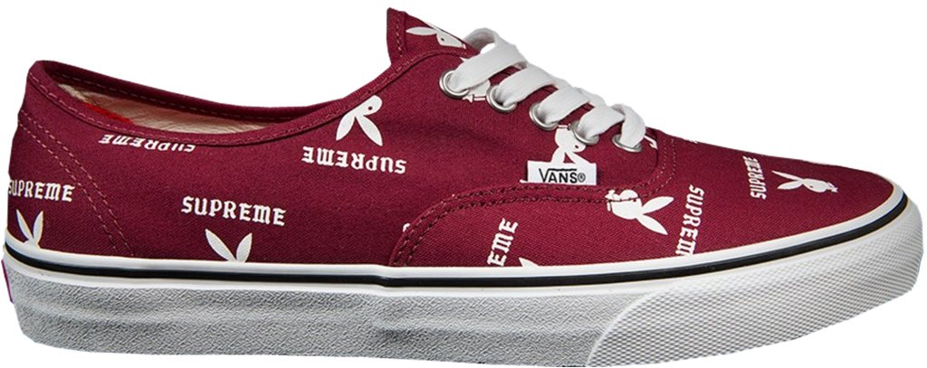 Vans Authentic Supreme x Playboy Burgundy Burgundy (VN-0Q0DD7P)