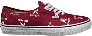 Vans Authentic Supreme x Playboy Burgundy Burgundy (VN-0Q0DD7P)
