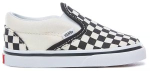 Vans  Classic Slip-On Checkerboard (TD) Black/White (VN000EX8BWW)