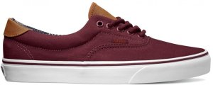 Vans Era 59 C&L Port Wine Material Mix Port Wine/Acid Denim (VN0A38FSMMO)