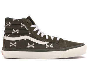 Vans  Sk8-Hi WTAPS Olive Crossbones Olive (VN0003T0KBD)