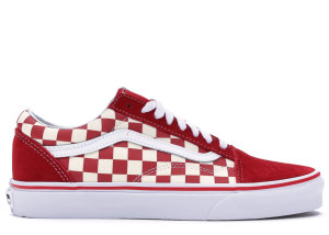 Vans  Old Skool Checkerboard Racing Red Racing Red/White (VN0A38G1P0T)