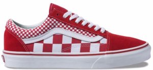 Vans  Old Skool Mix Checker Chili Pepper Chili Pepper/True White (VN0A38G1VK5)