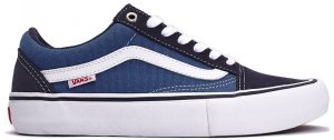 Vans  Old Skool Pro Navy White Navy/Stv Navy-White (VN000ZD40NS)