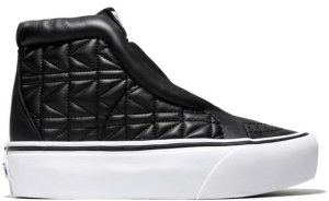 Vans  Sk8-Hi Laceless Platform Karl Lagerfeld Quilt Black Black/White (VN0A3DQ7OEL)