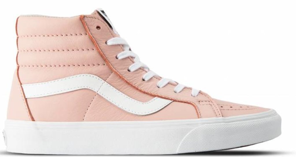 Vans Sk8-Hi Leather Oxford Evening Blush/True White (VN0A2XSBQD6)