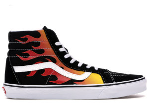 Vans Sk8-Hi Re-Issue Flames Black Flame/True White (VN0A2XSBPHN)