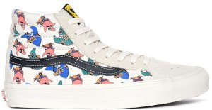 Vans Sk8-Hi Spongebob Beige Red/Black (V003T0Q7Z)