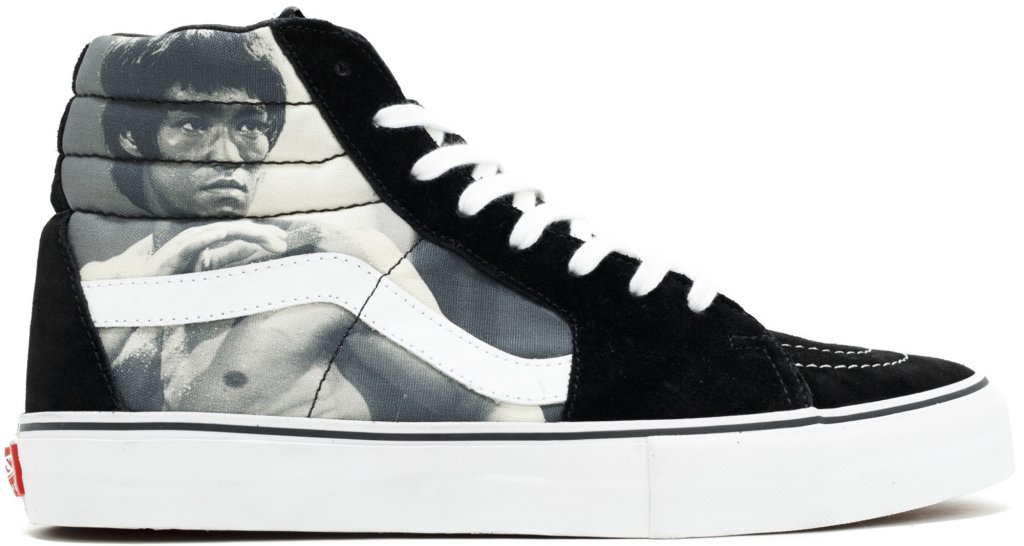 Vans Sk8-Hi Supreme Bruce Lee (White) White/Black-Grey (VN099NANM)
