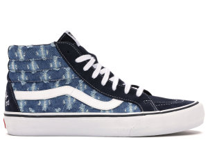 Vans  Sk8-Hi Supreme Hole Punch Denim Blue Blue/White (VN0A38Z32DD)