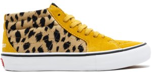 Vans  Sk8-Mid Supreme Velvet Leopard Gold Gold (VN0A347UOPI)