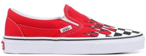 Vans  Slip-On Checker Flame Red Racing Red/True White (VN0A38F7RX5)