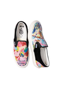 Vans  Classic Slip-On VLT LX Damien Hirst Skull Splatter Multicolor/Black (VN0A3QXYTFY)